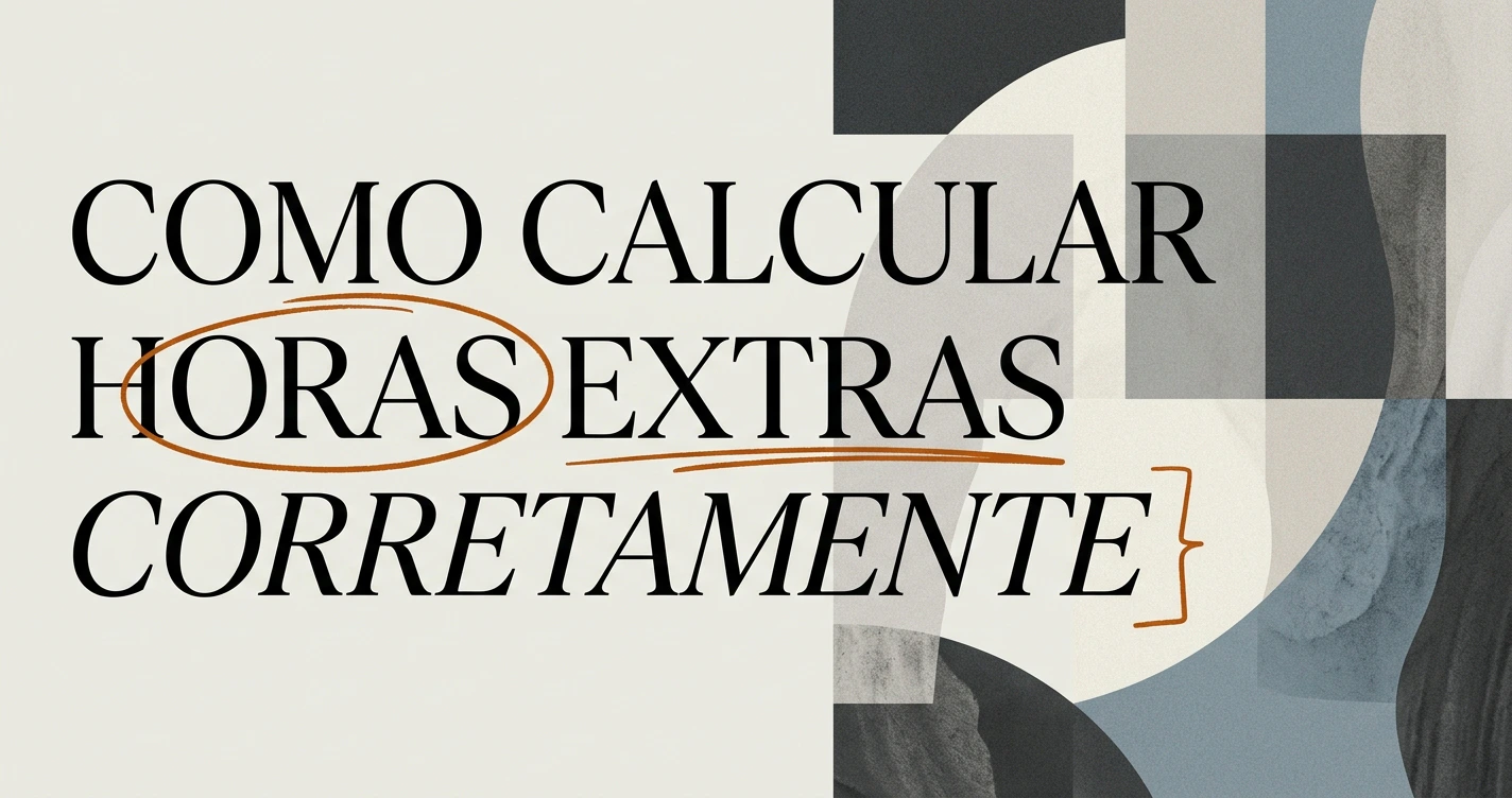 Como calcular horas extras corretamente