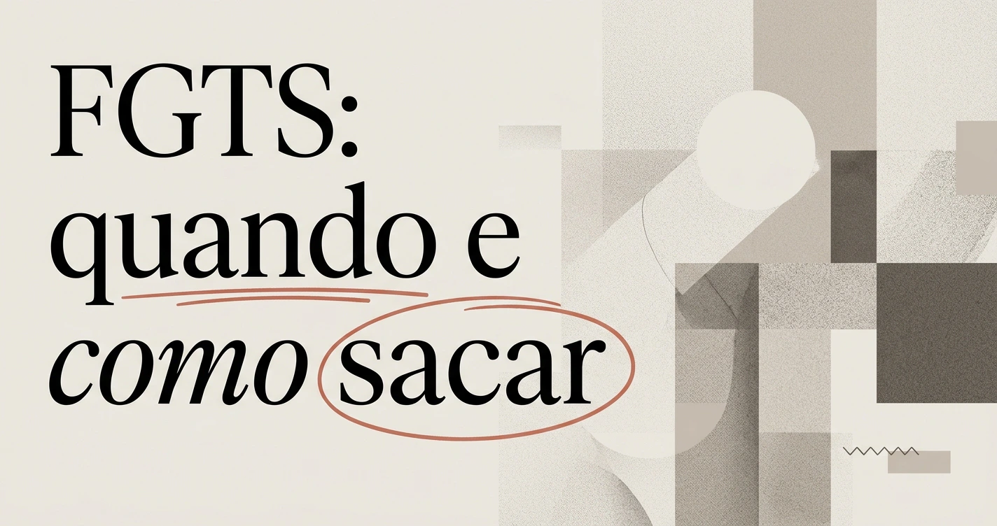 FGTS: quando e como sacar o seu dinheiro
