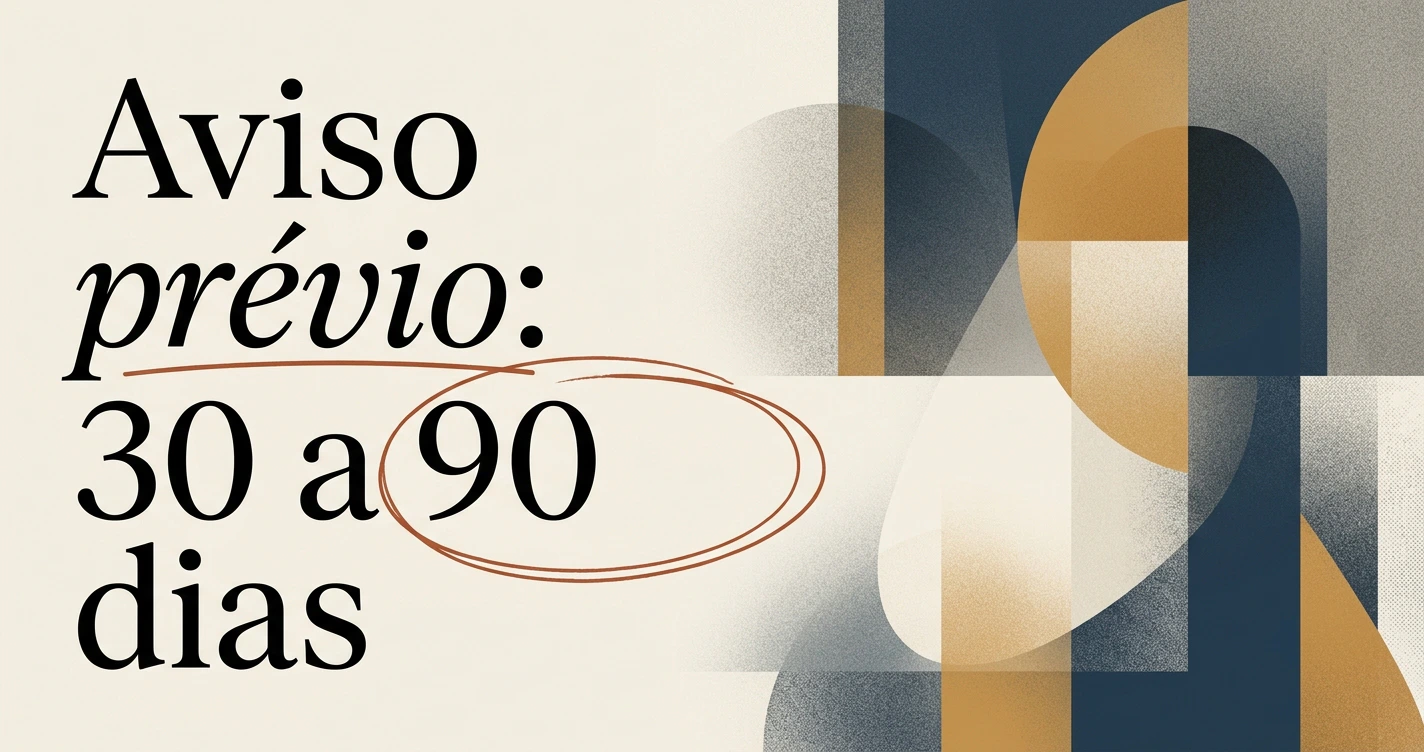 Aviso prévio: tipos, prazos e cálculo